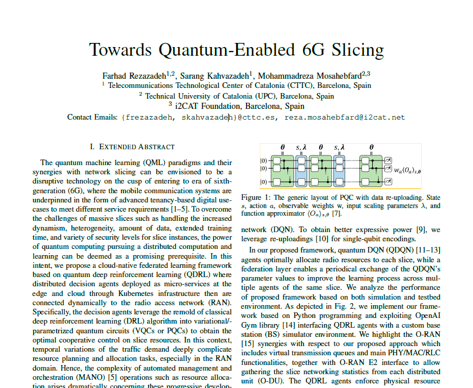 Towards Quantum-Enabled 6G Slicing