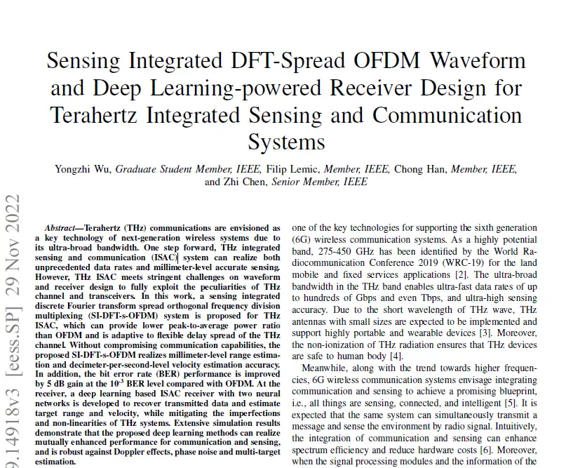 Sensing Integrated DFT-Spread OFDM Waveform and Deep Learning-powered Receiver Design for Terahertz Integrated Sensing and Communication Systems
