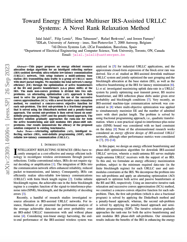 Toward Energy Efficient Multiuser IRS-Assisted URLLC Systems: A Novel Rank Relaxation Method